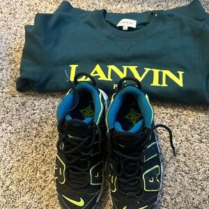 Lanvin Teal Sweatshirt